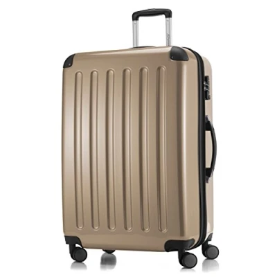 Image of HAUPTSTADTKOFFER Alex Luggage Suitcase Hardside Spinner Trolley 4 Wheel Expandable, 75cm, TSA, champagne