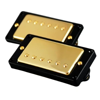 Image of VANSON &#039;57 Alnico II PAF style GoldHumbucker SET (Neck &amp; Bridge) for Gibson, Epiphone etc.