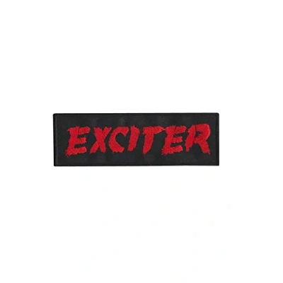 Image of Exciter Speed Metal Band Red Patch Badge Embroidered Iron on Applique Souvenir Accessory