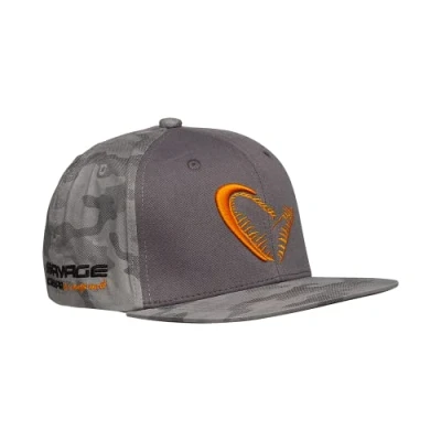 Image of Savage Gear Flex Fit Camo cap One Size Camo/Grey Fishing