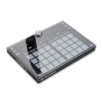 Image of Decksaver Cover for Pioneer DDJ XP1 &amp; XP2 Super Durable Polycarbonate Protective lid in Smoked Clear Colour, Made The UK DJs&#039; Choice Unbeatable Protection