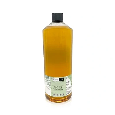 Image of Freshskin Beauty LTD Baobab Oil Virgin 500ml 100% Pure, Natural Moisturiser for Body, Hair &amp; Face Moisturising, Calming Dry Skin, Vegan