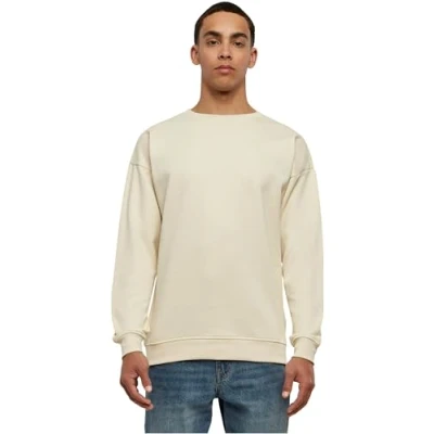 Image of Urban Classics Crewneck Sweatshirt, Men&#039;s, Size: Small, Sand