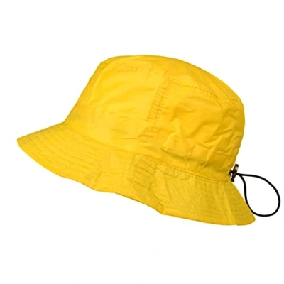 Image of Toutacoo, Adjustable Bucket Rain Hat, Nylon Look (032 Yellow)