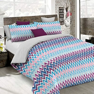 Image of Italian Bed Linen Fantasy Duvet Cover (Made in Italy), frequenze, Double