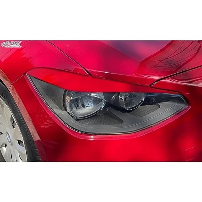 Image of Head light spoilers compatible with BMW 1 Series F20/F21 3/5 doors 2010 2015 (Halogen only) (ABS)