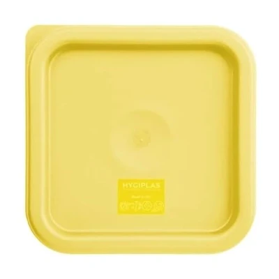 Image of Hygiplas Square Yellow Lid to fit Small 1.5/3.5Ltr