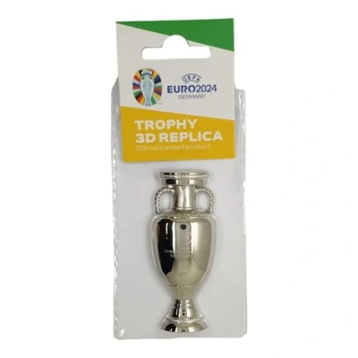 Image of UEFA Euro 2024 Trophy 2 D Magnet 70 mm Fan Item for the European Championship