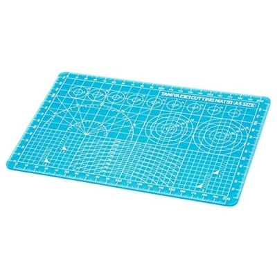 Image of TAMIYA 74142 Cutting Mat DIN A5 / Blue 150 x 220 mm Model Making Accessories