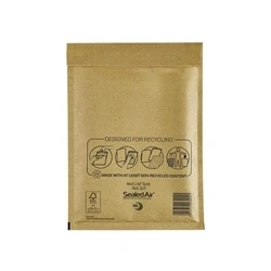 Image of Mail Lite Bubble Postal Bag Gold D1 180x260 Pack of 100 101098093