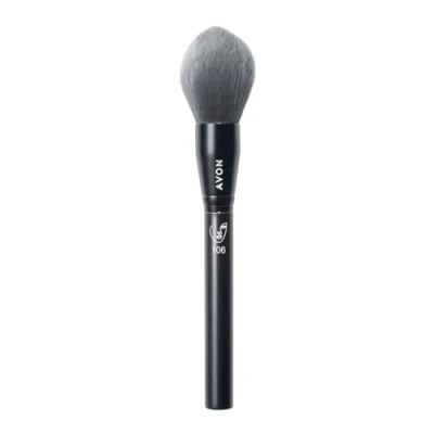Image of Avon All Over Face Brush, Make Up Brush for Flawless Application, Layering, Diffusing and Blending of Powders, Vegan Friendly with a Handle Made from Recycled Plastic.