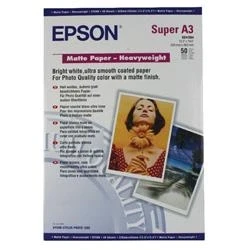 Image of Epson A3 Plus Matte Heavyweight Paper 50 Pack C13S041264