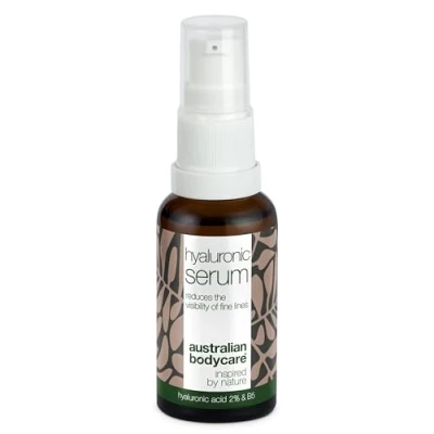 Image of Hyaluronic Acid Serum 2% + Vitamin B5 30 ml Contains Natural Tea Tree Oil Reduces fine lines and adds glow to the skin Suitable for all types, especially sensitive or mature Vegan