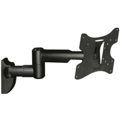 Image of electrosmart Black Full Motion LCD TV Wall Mount Bracket for 23&quot; 42&quot; Maximum 200x200 VESA Swivel &amp; Tilt Cable Management