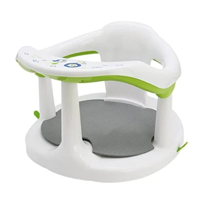 Image of Baby Bath Seat Non Chair with Suction Cups, Shower Tub Seats Surround Sitting Support for Babies 6 Months &amp; Up