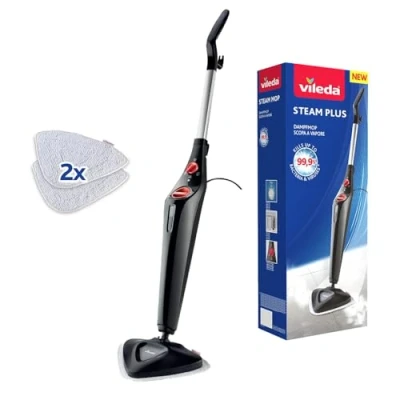 Image of Vileda Steam Cleaner Black Wide