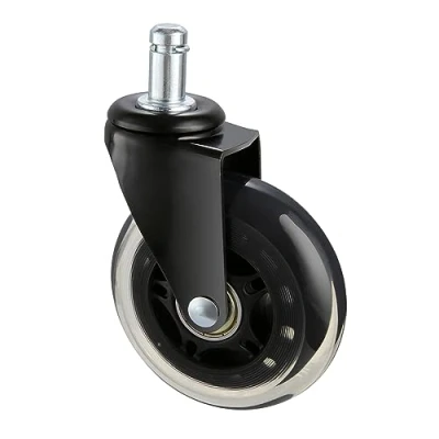 Image of VEVOR Office Chair Wheels, Set of 5, 3 inch Caster Wheels Replacement for Hardwood Floors and Carpet, Heavy Duty Computer Gaming Desk Casters with 130 lbs Load Capacity, Universal Fit Most Chairs