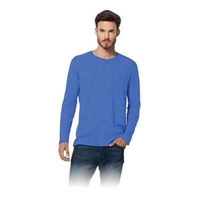 Image of Stedman Apparel Men&#039;s Classic T Long Sleeve/ST2500 Shirt, Blue (Bright Royal), XX Large
