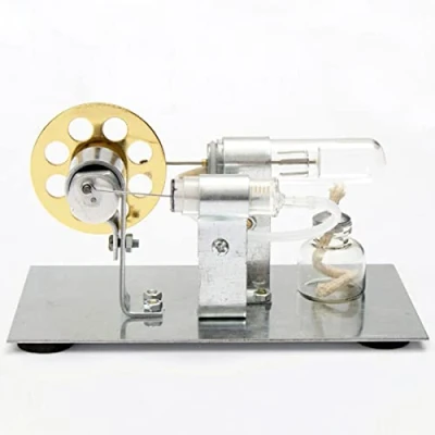 Image of SDYGDB Stirling Engine Motor Kit Mini Hot Air Model Streaming Power Physics Experiment Educational Toy Learning Science Toys for Kids Students