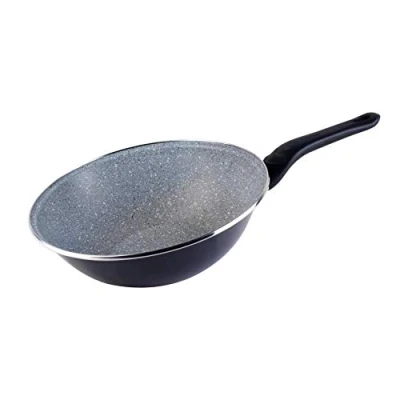Image of Magefesa Dolomiti Wok, 28 Centimetre Diameter, Charcoal