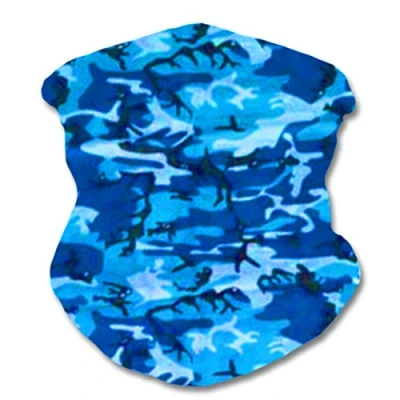 Image of Lizzy Multi functional Head wear Bandana Face Cover Unisex One Size Fits Most Neck Tube Snood Scarf Reusable UK (Urban Blue Camo)