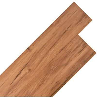 Image of vidaXL Non Self adhesive PVC Flooring Planks 5.26 m² 2 mm Elm Nature
