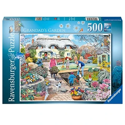 Image of Ravensburger Grandad&#039;s Garden 500 Piece Jigsaw Puzzle for Adults &amp; Kids Age 10 Years Up