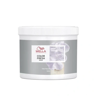 Image of Wella Professional Color Fresh Mask, Temporary Hair Refresh Treatment, Semi Permanent Dye, Gloss Pearl Blonde, 500 ml