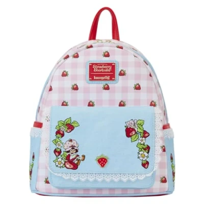 Image of loungefly Strawberry Shortcake Mini Backpack
