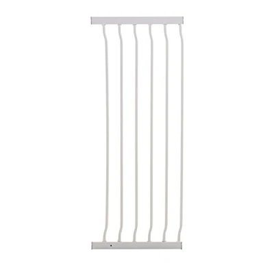 Image of Dreambaby, Liberty Tall Wide Gate Extension 36 cm White, Black
