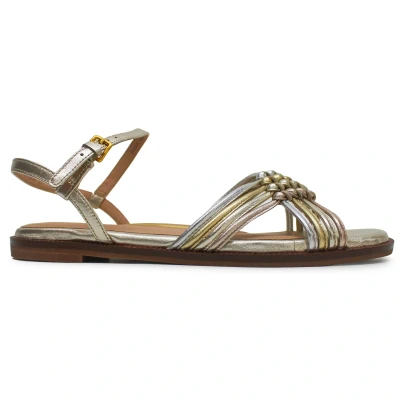 Image of Jitney Knot Leather Women&#039;s Slingbacks Sandals