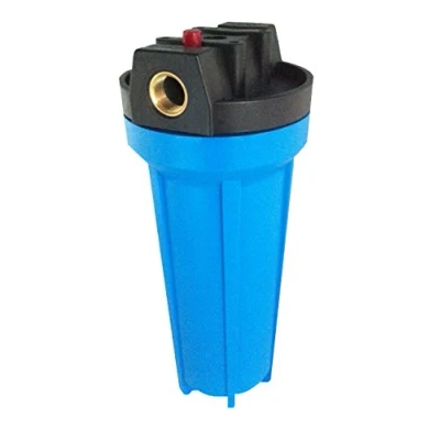 Image of 10&quot; Water Filter Housing 3/4&quot; Ports Blue Bowl Fits All Standard Filters