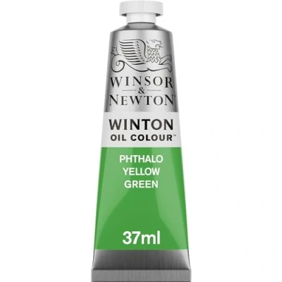 Image of Winsor &amp; Newton Oil Paint, Phthalo Yellow Green, 37 ml (Pack of 1)