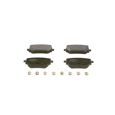Image of 0004201706, 0004205803, 0004207600, A0004201706, A0004205803 Brake pad set BOSCH 0 986 424 890 MERCEDES BENZ: A Class Saloon, Class, CLA Coupe