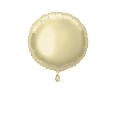 Image of Unique Party 53331 18&quot; Foil Round Gold Helium Balloon