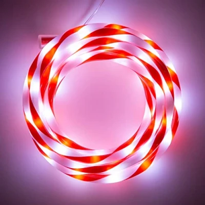 Image of Christmas Workshop 5m 120 LED Candy Cane Rope Lights