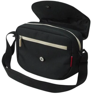 Image of Asista Teile fürs Rad KLICK fix 0263S Unisex Adult FunBag Stuurtas, Black, 4 Litres, 25 x 19 8 cm