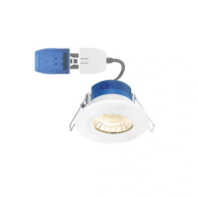 Image of Aurora R6 FastRFix Fixed 6W Fire Rated LED Downlight White 3000K