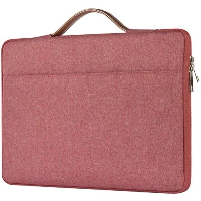 Image of FINDING Case Laptop Sleeve Protective Business Handbag Bag for Honor MagicBook Pro 16 inch/16 Notebook with Handle (Honor 16, rose gold)