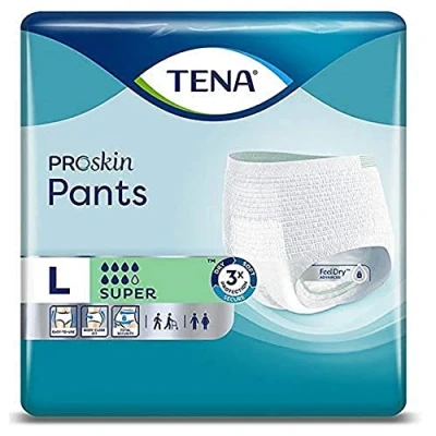 Image of TENA PANTS SUPER LRG 12&#039;S