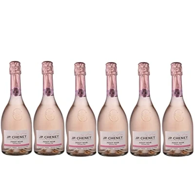 Image of J.P. Chenet So free Alcohol Sparkling Rosé Wine Pinot Noir No added flavours, authentic taste Origin : France (6 x 0.75 L)