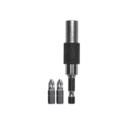 Image of Faithfull 15 Flexi Bit Holder 75mm &amp; PZ2(x2) Bits FAISBMBH15