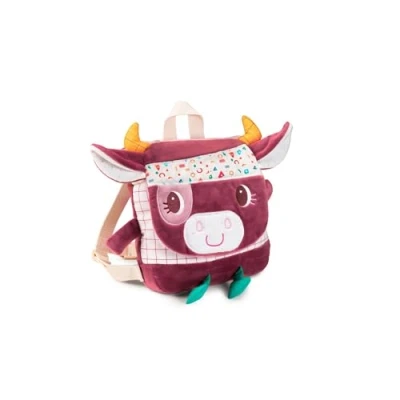 Image of LILLIPUTIENS Soft Backpack, 34 x 4 38 cm, Rosalie, 6 months+, Burgundy, Casual, Casual