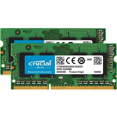 Image of Crucial RAM CT2KIT51264BF160BJ 8 GB Kit (2 x 4 GB) DDR3 1600 MHz CL11 Laptop Memory