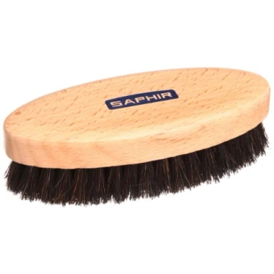 Image of SAPHIR Oval Horsehair Brush black