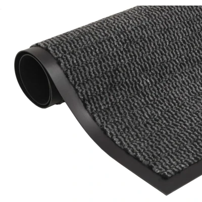 Image of vidaXL Dust Control Mats 2 pcs Rectangular Tufted 90x150 cm Anthracite