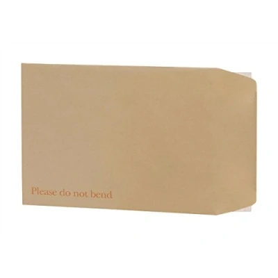 Image of 5 Star Office Envelopes Board backed Peel and Seal 115gsm Manilla C4 (Pack 125)