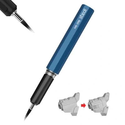 Image of stedi Model Scriber Chisel,Tungsten steel Blades 0.15mm,for Modeling Hobby,RG Scale Model,Gundam Kit,for Scribing line, Engraved,Panel line,Resin,Blue