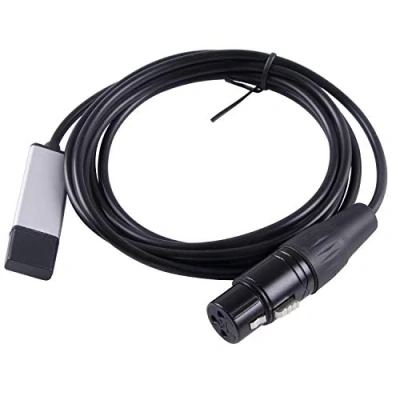 Image of USB to DMX Interface Adapter RS485 Converter Serial 3PIN XLR LED DMX512 Freestyler Software PC Stage Lighting Control Dimmer Cable With FTDI Chip Support Win10 Mac OS (6ft)