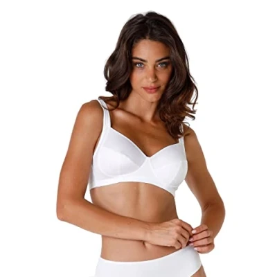 Image of Lovable Women&#039;s Reggiseno Senza Ferretto Shaping. Alto sostegno. Bra, Off White (003 BIANCO), 4 D / 36